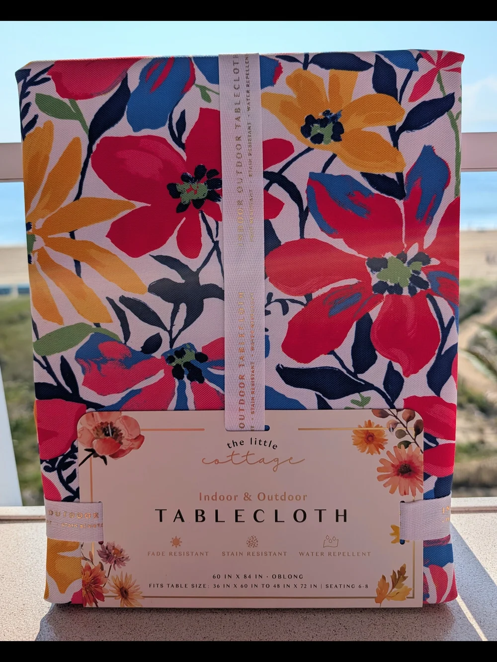 The Little Cottage Indoor & Outdoor Floral Tablecloth - Multicolor